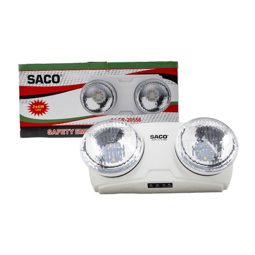 Lámpara de Emergencia LED Doble Foco 2x4W Saco
