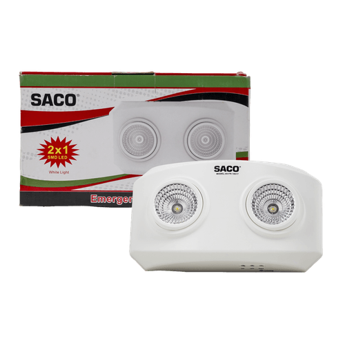Lámpara de Emergencia LED Doble Foco Saco