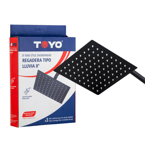 Ducha Cuadrada 8" Toyo