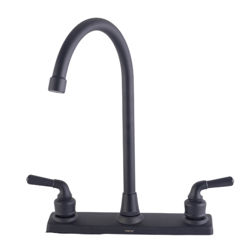 Grifo Curvo para Fregadero 8" Doble Llave Toyo