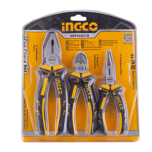 Set de Alicates 3 Piezas Ingco