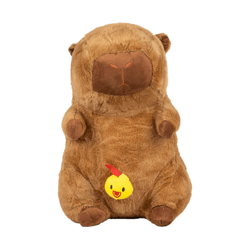 Peluche de Capibara Cabeza de Gallito 38cm STK