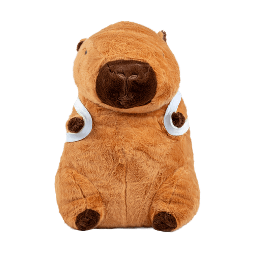 Peluche de Capibara Bolsito de Nube Blanca 43cm STK