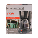 BLACK&DECKER  CAFETERA 12 TAZAS CM0941B