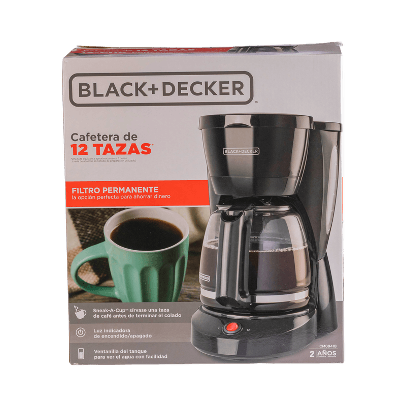 BLACK&DECKER  CAFETERA 12 TAZAS CM0941B