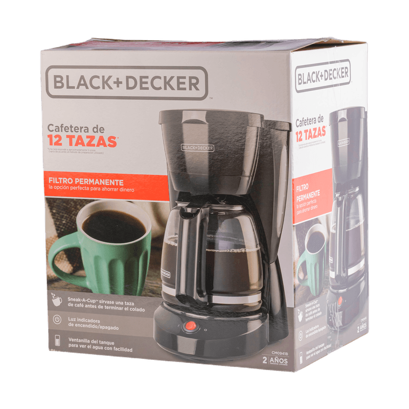 BLACK&DECKER  CAFETERA 12 TAZAS CM0941B