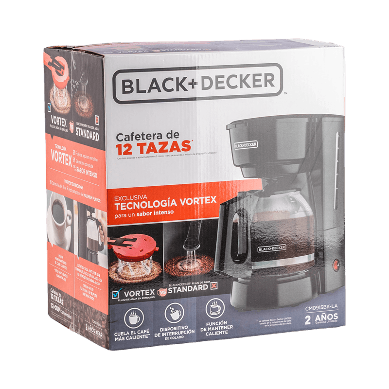 BLACK&DECKER CAFETERA 12 TAZAS M0915BKLA