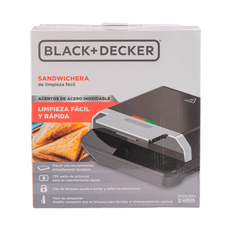 BLACK&DECKER  SANDWICHERA  602F1BDLA