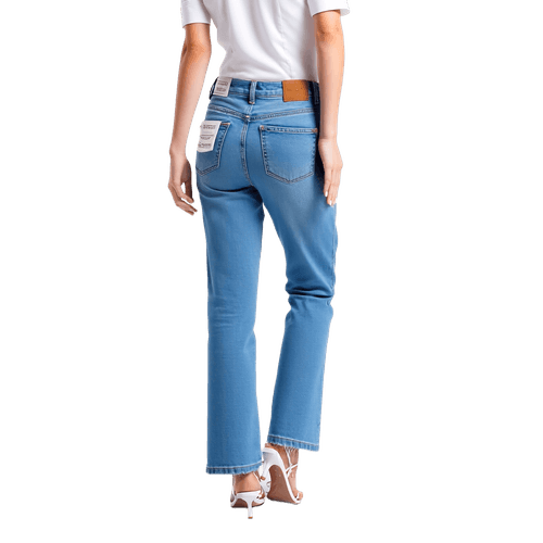 Pantalón Rasgado Bota Recta para Dama Zabumba G51