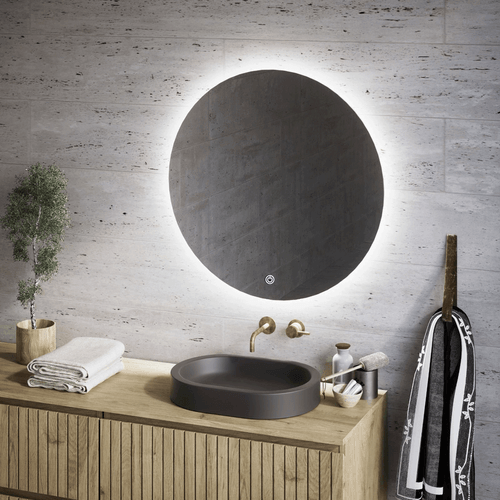 Espejo LED Decorativo Circular 60x60 cm - ANDIC