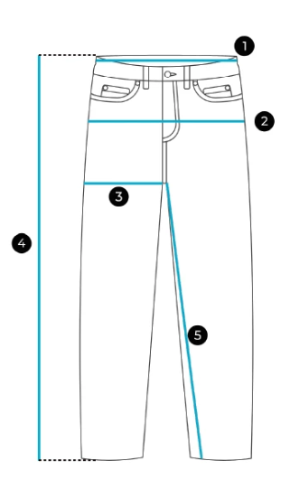 Guía para medir pantalón