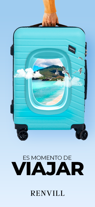 Es momento de viajar, maletas renvill