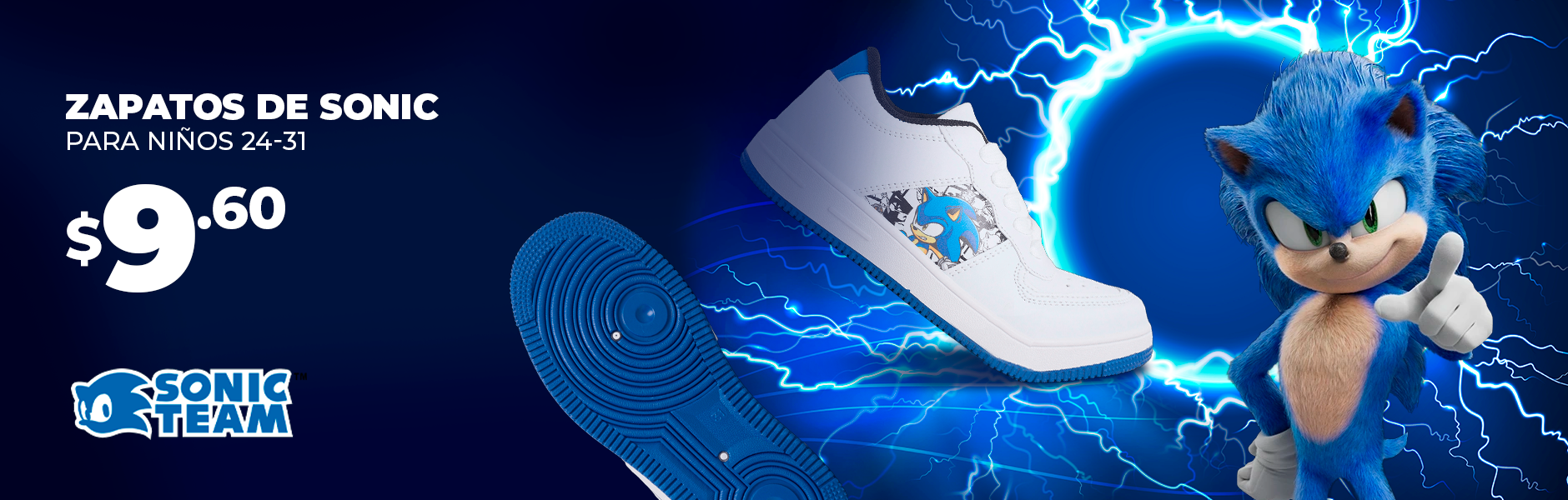 Zapatos Casuales de Sonic para Niños