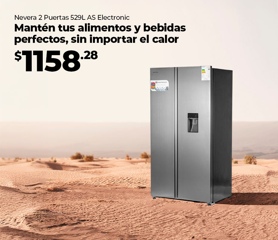 Nevera 2 Puertas 529L AS Electronic