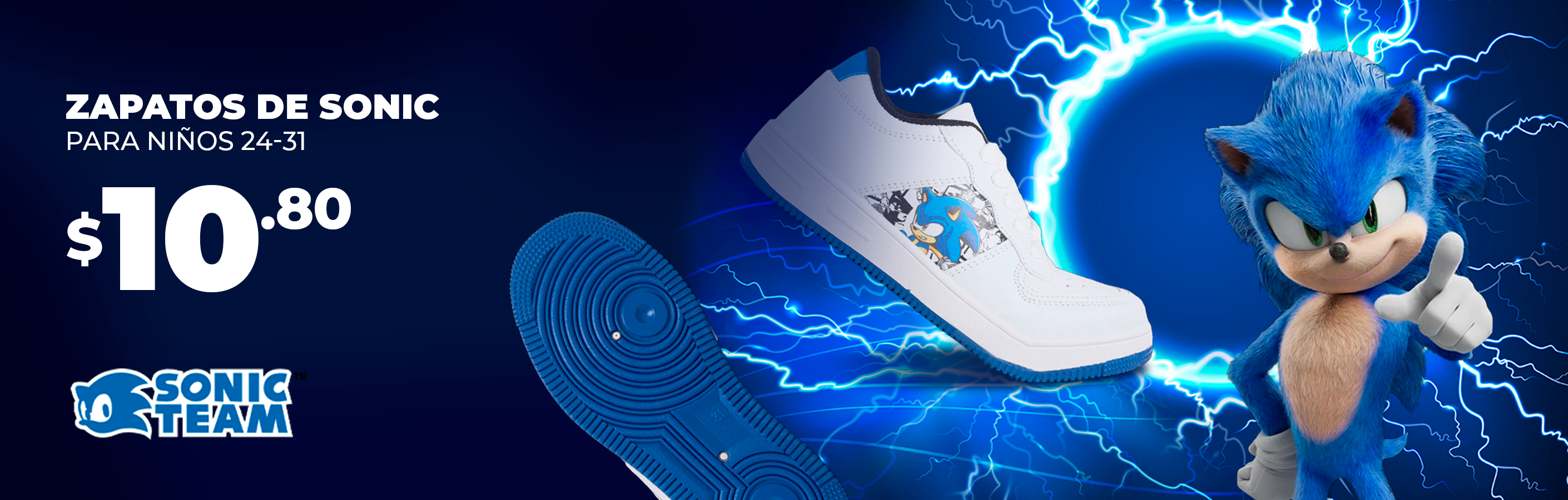 Zapatos Casuales de Sonic para Niños