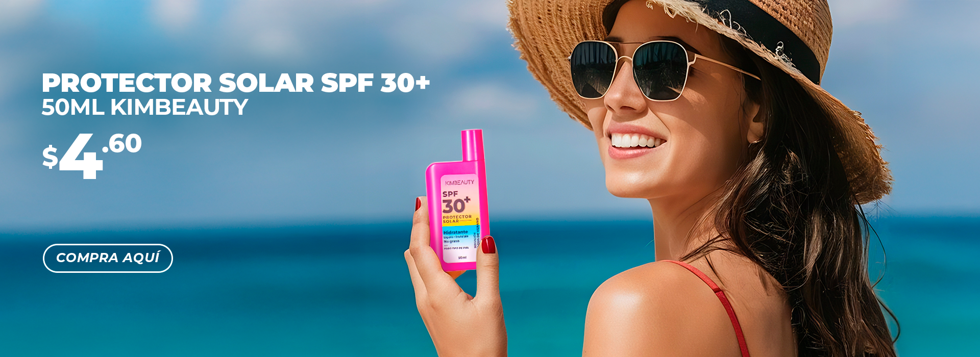 Protector Solar SPF 30+ 50ml Kimbeauty