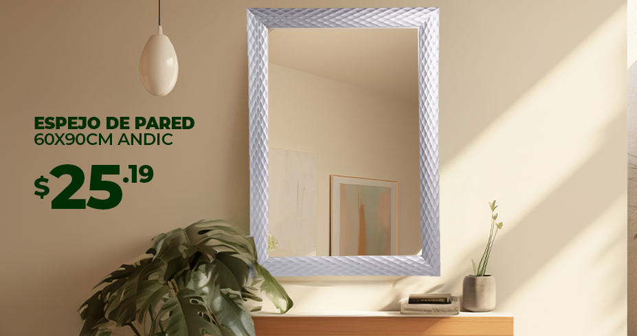 Espejo de Pared 60x90cm Andic