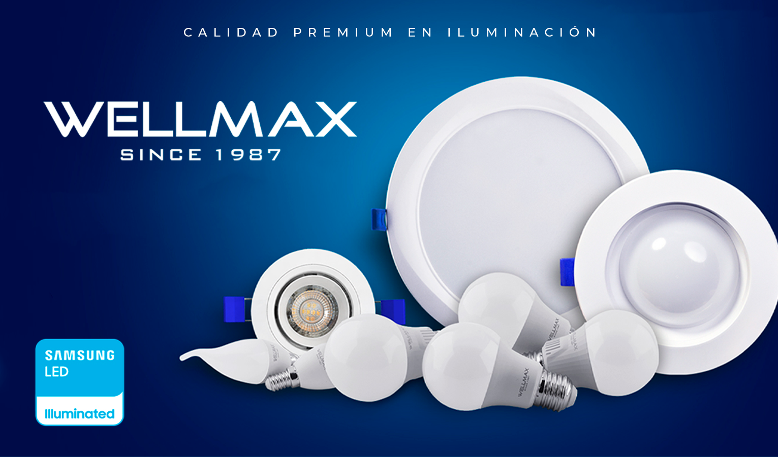 Calidad premium en iluminación wellmax en mundo total