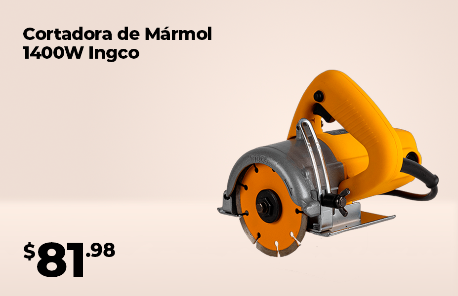 Cortadora de Mármol 1400W Ingco