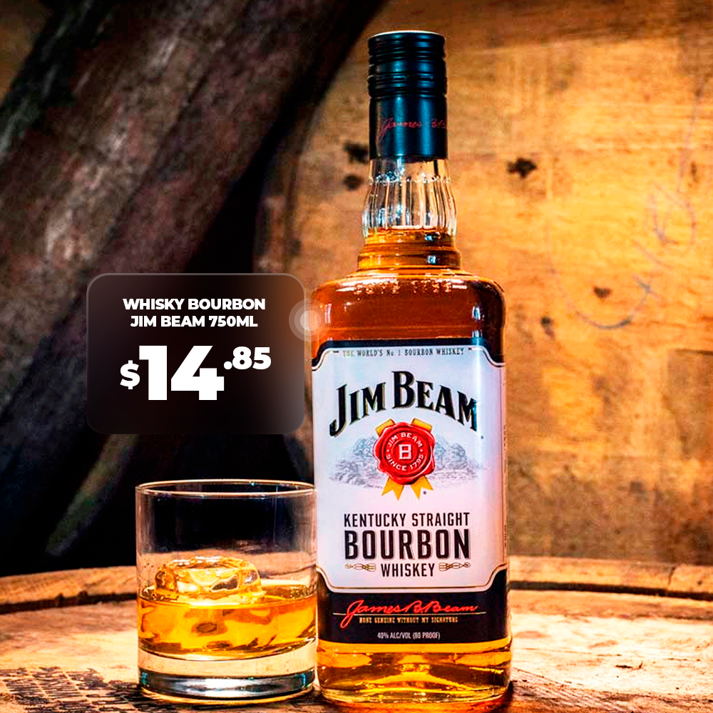 Whisky Bourbon Jim Beam 750ml