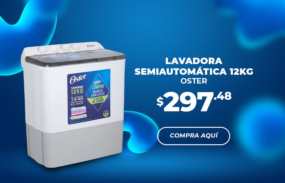 Lavadora Semiautomática 12Kg Oster