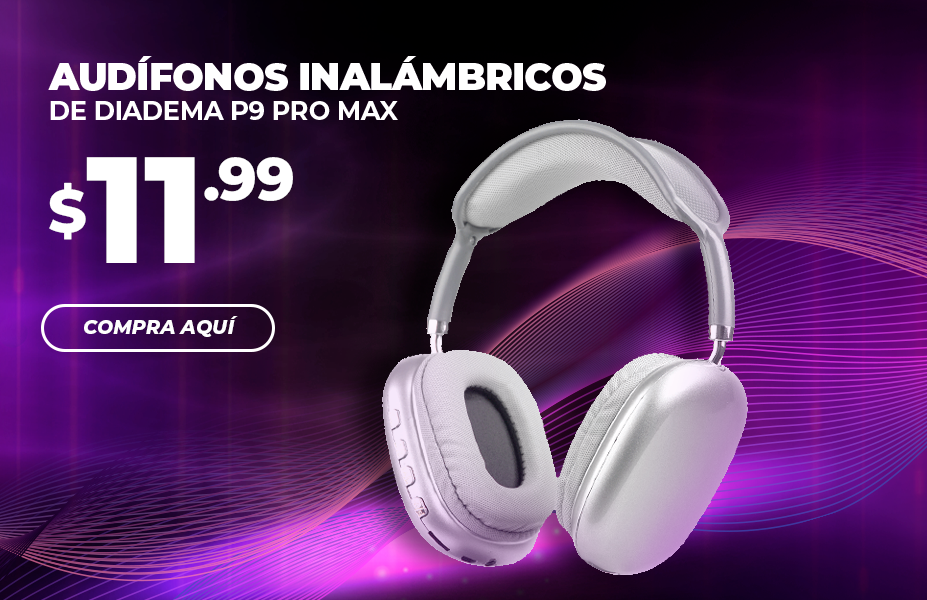 Audífonos Inalámbricos de Diadema P9 Pro Max