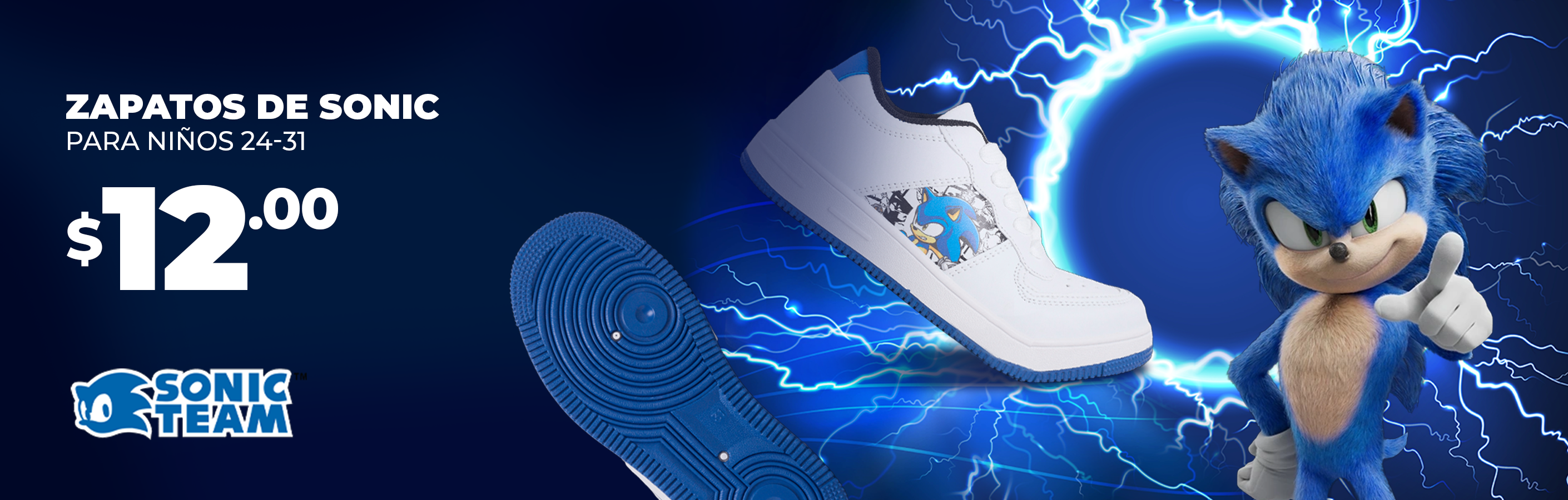 Zapatos Casuales de Sonic para Niños