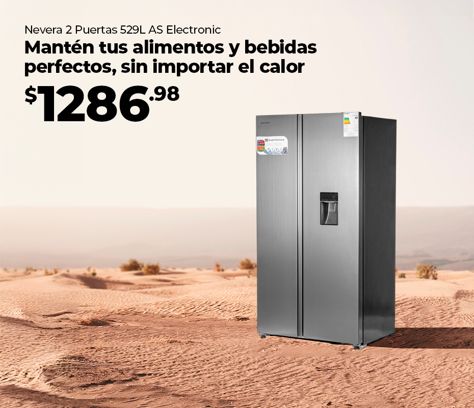Nevera 2 Puertas 529L AS Electronic
