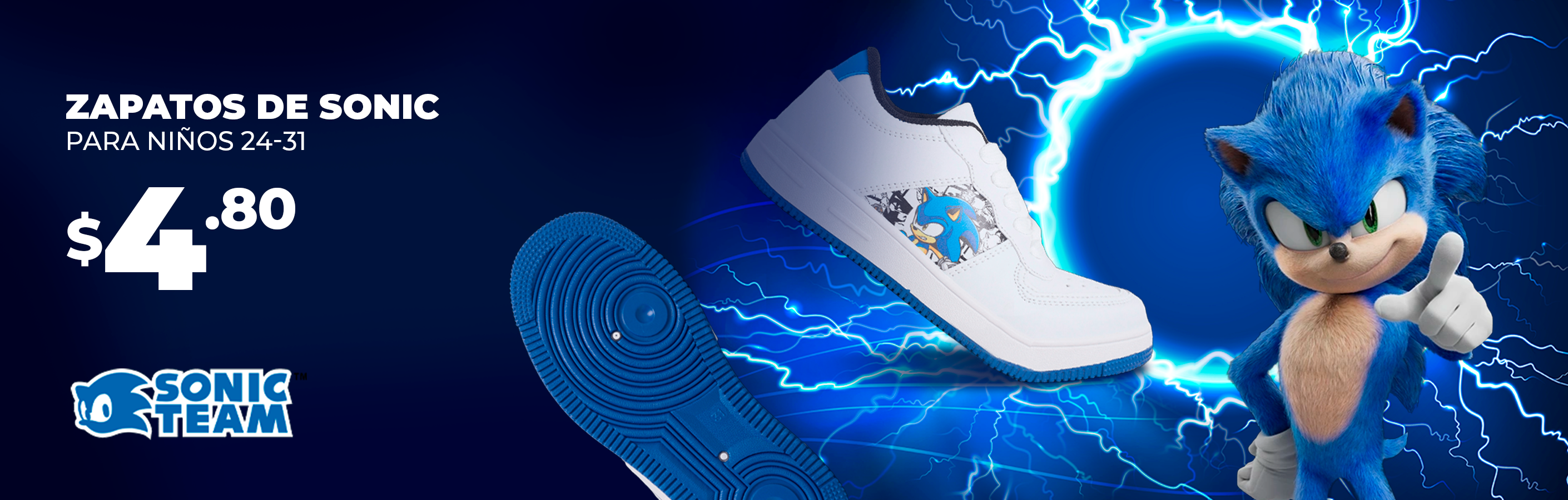 Zapatos Casuales de Sonic para Niños